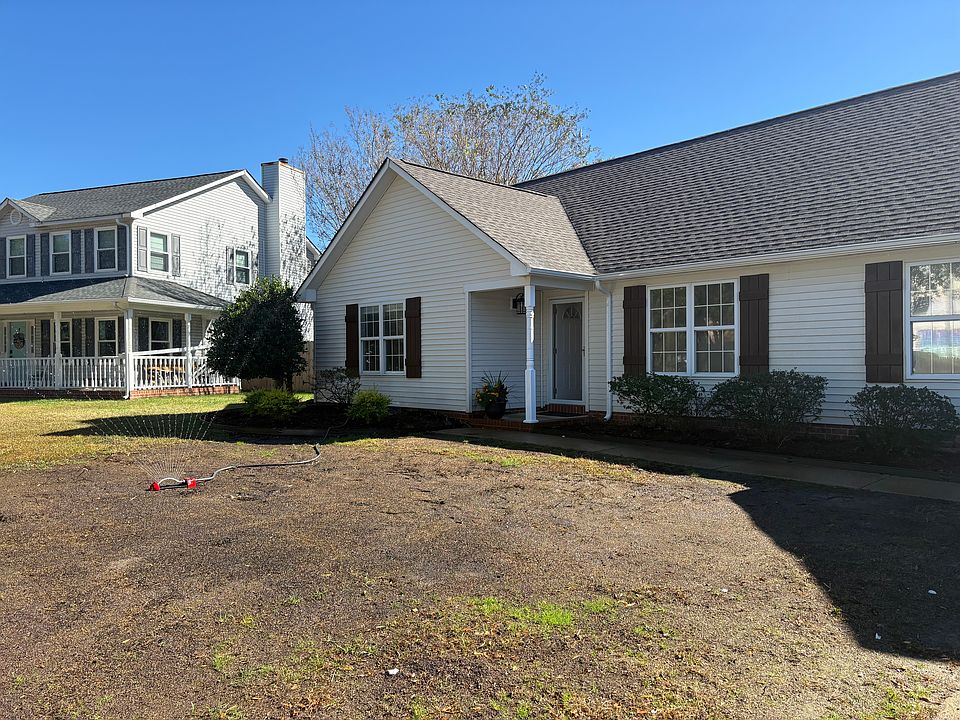 front yard being seeded