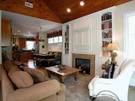 Cozy Den with Gas Fireplace