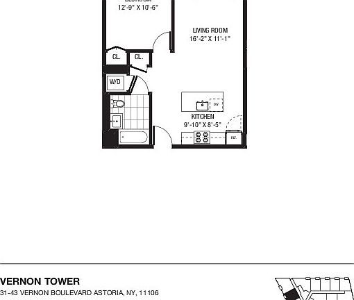 2nd image of 31-43 Vernon Blvd #602