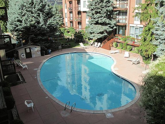 Full view of pool area
