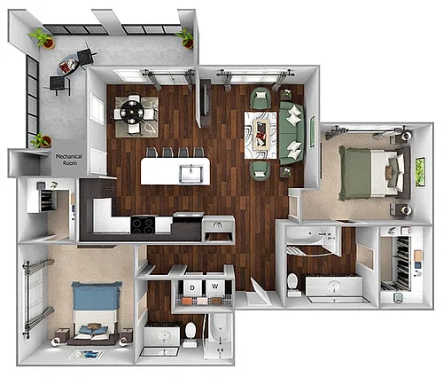 Floor plan B2