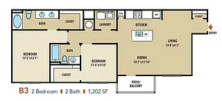 Floor plan B3