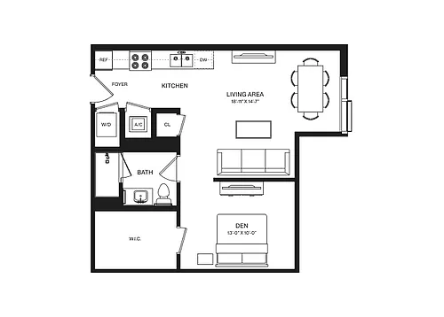 Floor plan Studio-S4