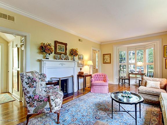 Living Room with Fireplace