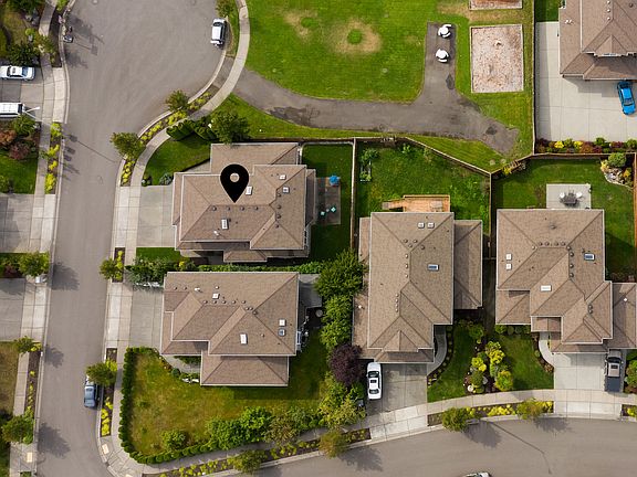Bird's-eye view of home