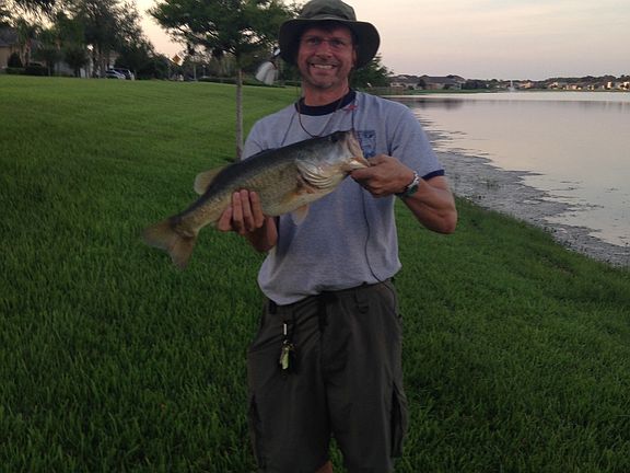 Bass caught in Lake Vista