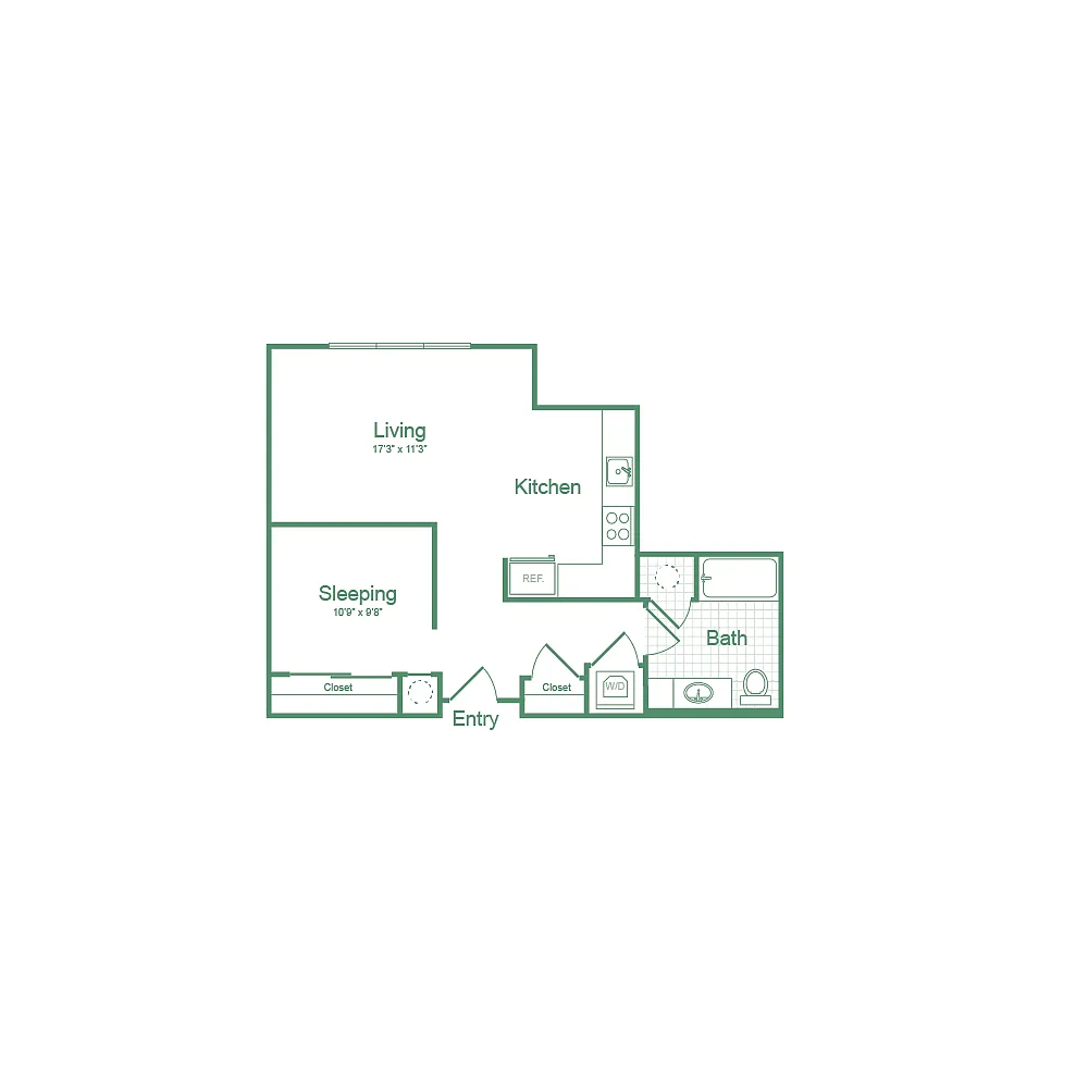 Floor plan Studio S6