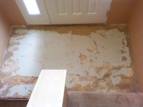 entry/landing remodel