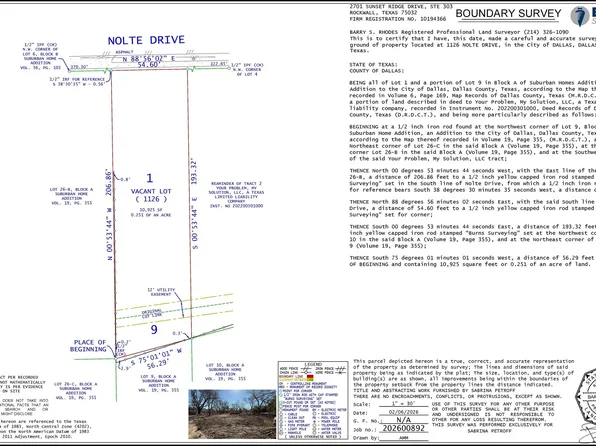 1134 Nolte Dr, Dallas, TX 75208