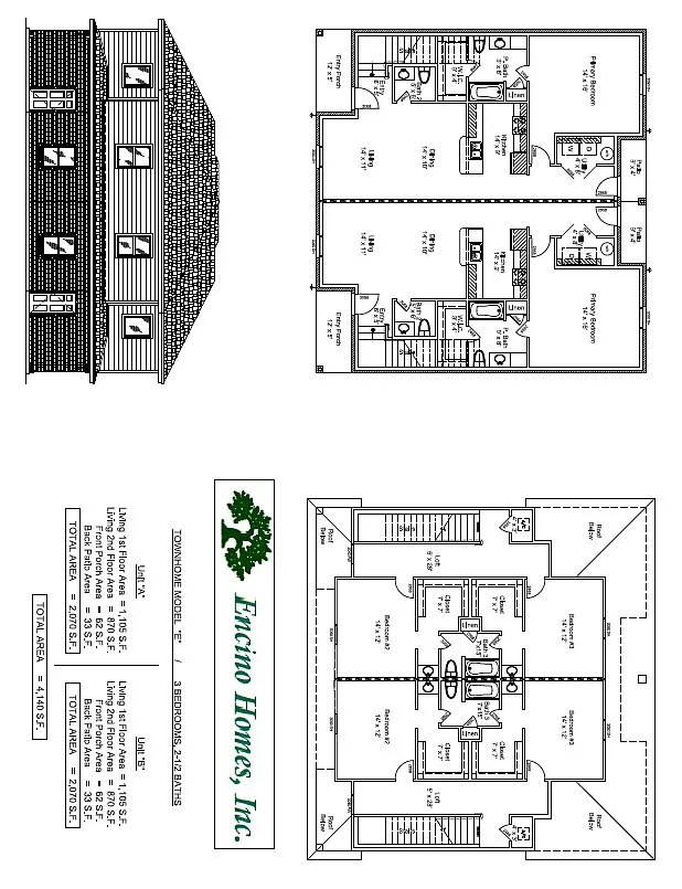 Floor plan Model E
