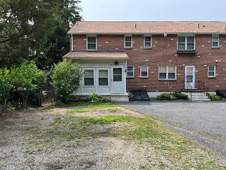 Rear of house with parking