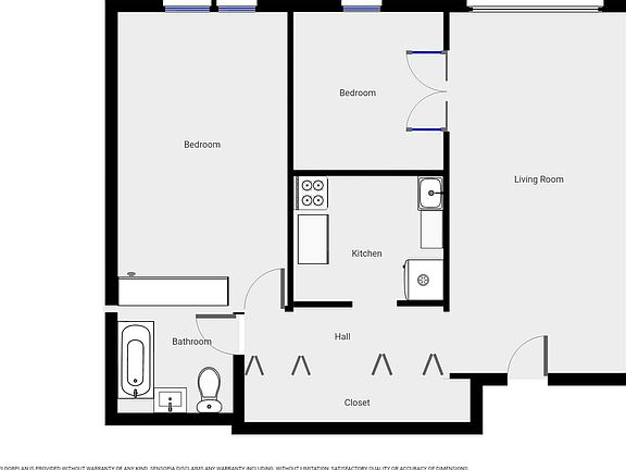 2nd image of 320 W 56th St APT 3D