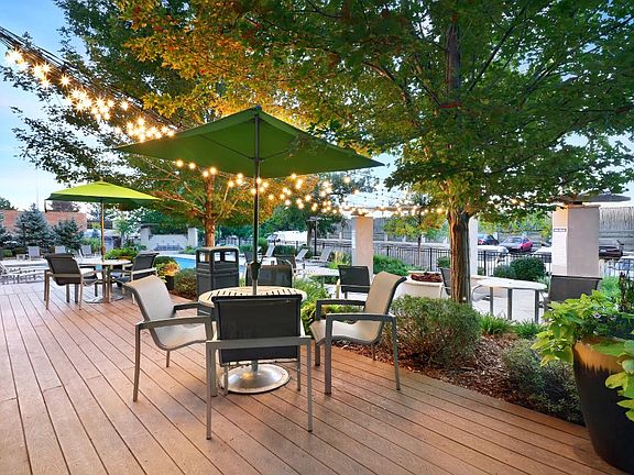 Outdoor lounge area