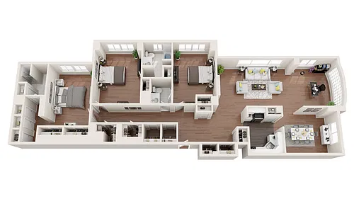 Floor plan The Charles W/D