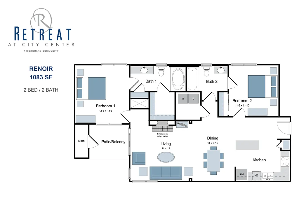 Floor plan Renoir