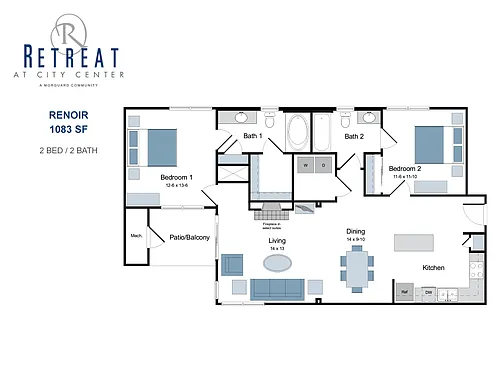Floor plan Renoir