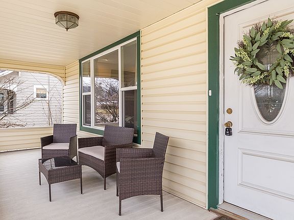 Welcoming porch