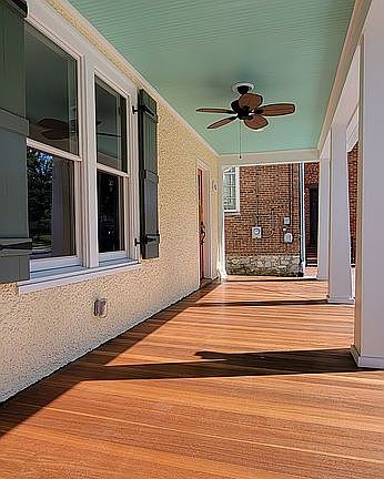 Mahogany Front Porch