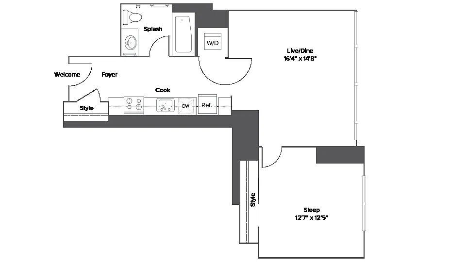 Floor plan A15T