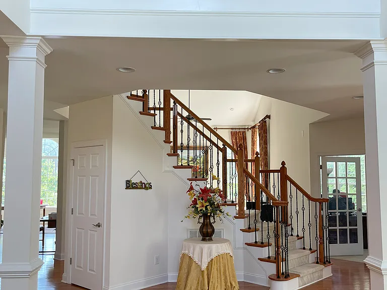 two story foyer