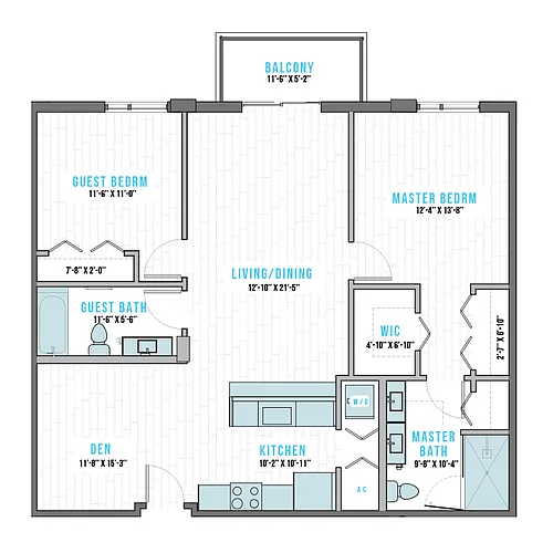 Floor plan T-3B