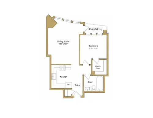 Floor plan Golden Gate