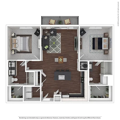 Floor plan B1B