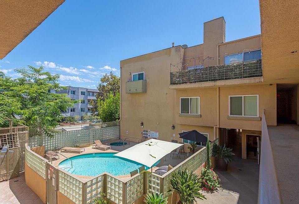 Overlooking the pool at Laurel Vista