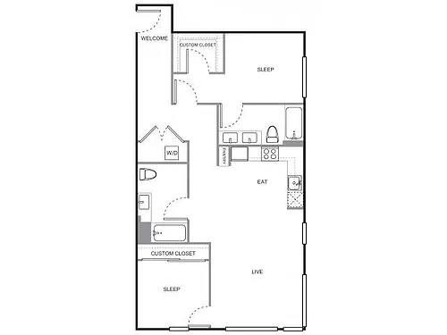 Floor plan Alaska