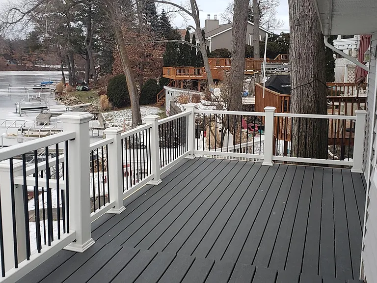 New Trex Balcony off Master (picture taken from other unit's balcony)