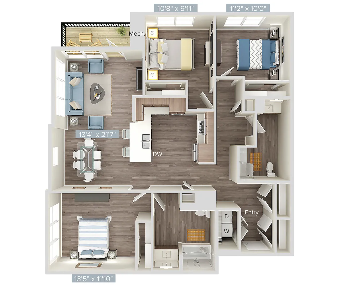 Floor plan C3-232