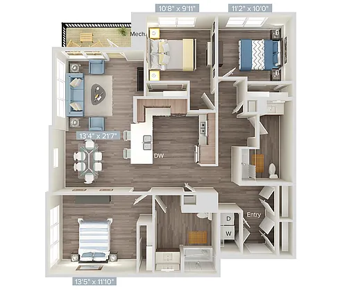 Floor plan C3-232