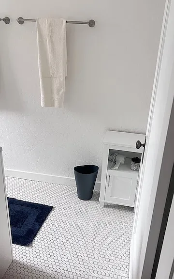 part of bathroom