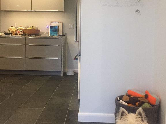 Imported slate flooring