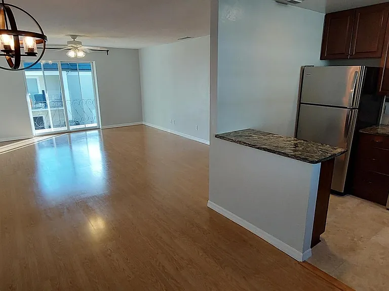 Main room and kitchen.