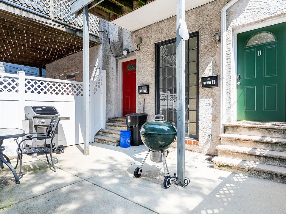 fenced patio