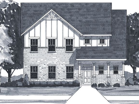 The Richland - Craftsman 1 - Side Entry Garage