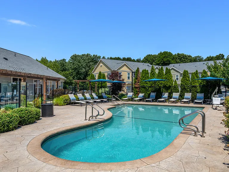 Soak up the sun at our sparkling pool, your warm weather retreat