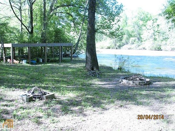 Deck over looking the river.