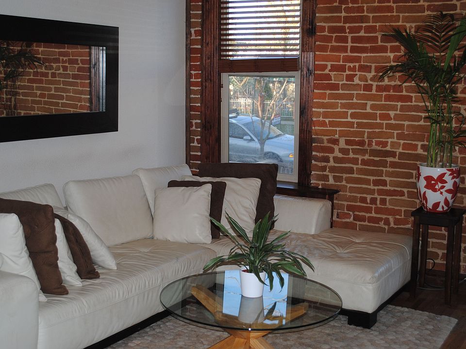 Exposed Brick living room
