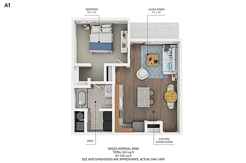 Floor plan A1