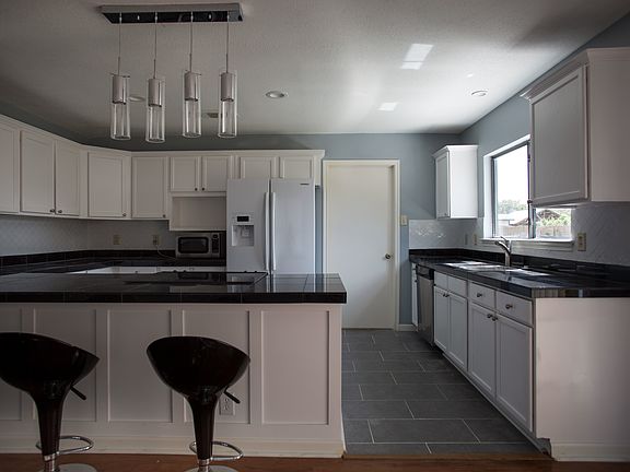 Kitchen and eating area