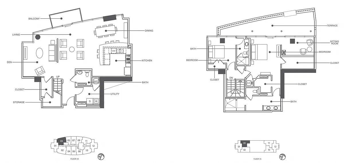 Floor plan Penthouse 3
