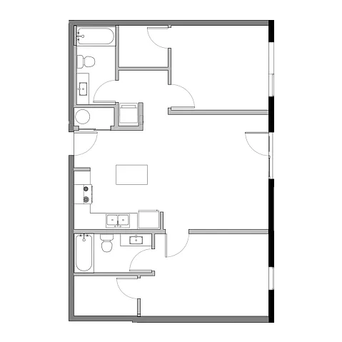 Floor plan The Michigan
