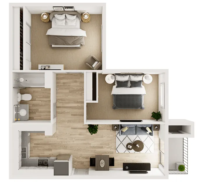 Floor plan B1