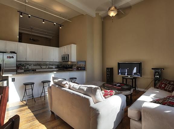 living room / kitchen
