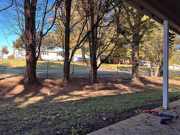 Fenced in yard