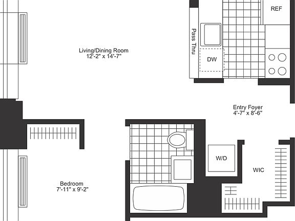 2nd image of 255 W 94th St Penthouse A