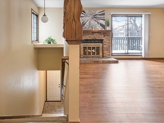 Entry area and living room