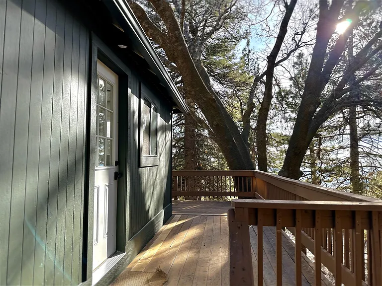 Side deck, kitchen door
